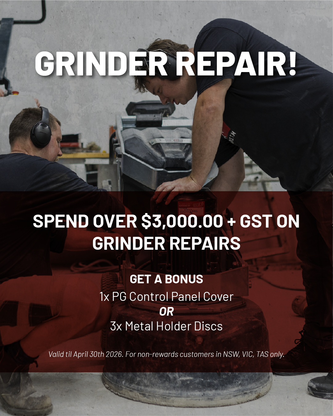 Grinder Repair Deal