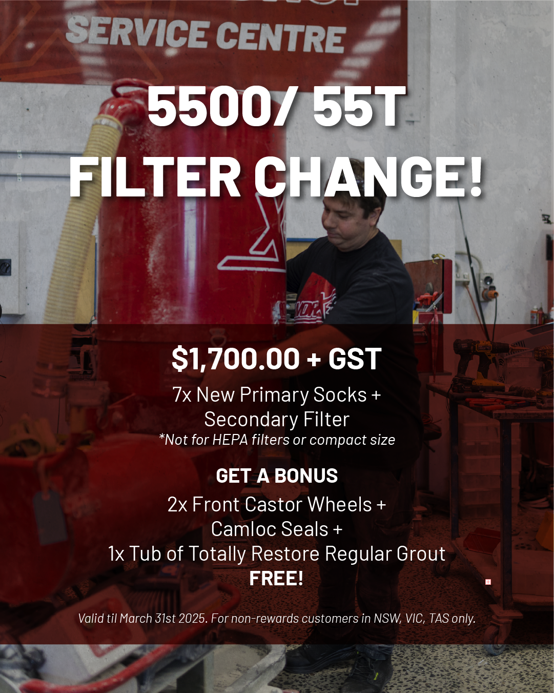 5500 55T Filter Change Deal